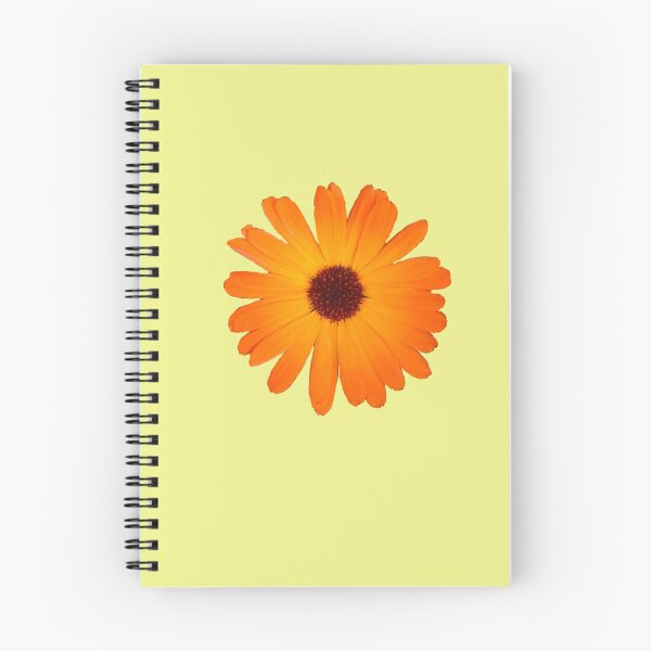Item preview, Bright orange calendula flower designed and sold by Enerjetal.