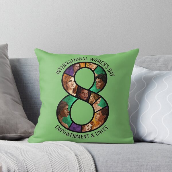 Item preview, International Women's Day 8 Empowerment & Unity – Diverse Faces Mosaic designed and sold by InkWeaveShop.