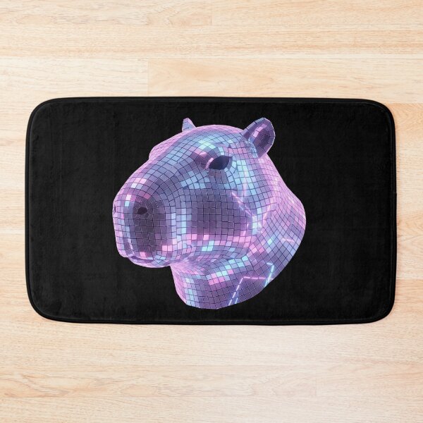 Item preview, Capybara Head Disco Ball 3D Mirror Party Art designed and sold by Fenay Designs.