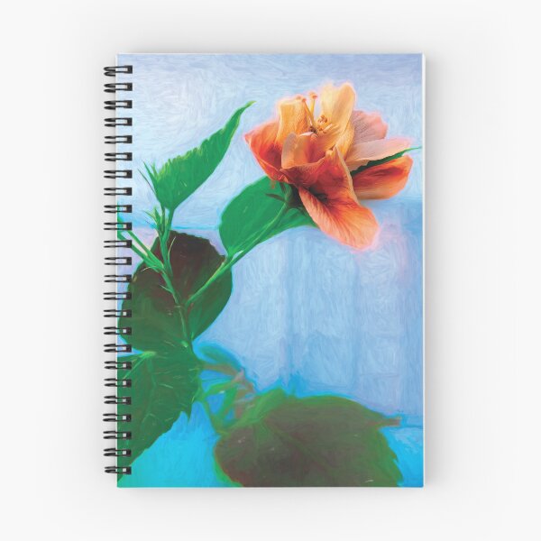 Item preview, Peachy Hibiscus Painterly designed and sold by Kay Brewer.