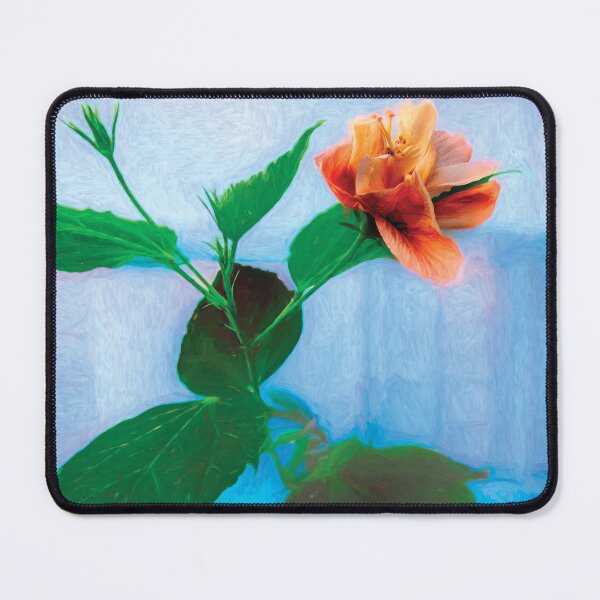 Item preview, Peachy Hibiscus Painterly designed and sold by Kay Brewer.