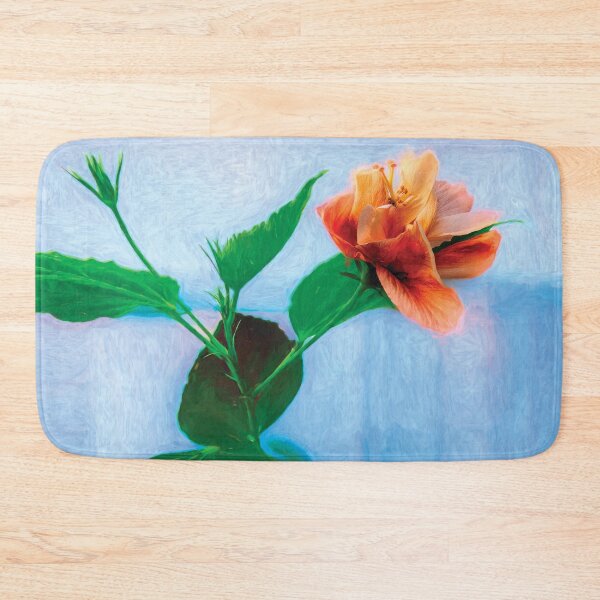 Item preview, Peachy Hibiscus Painterly designed and sold by Kay Brewer.