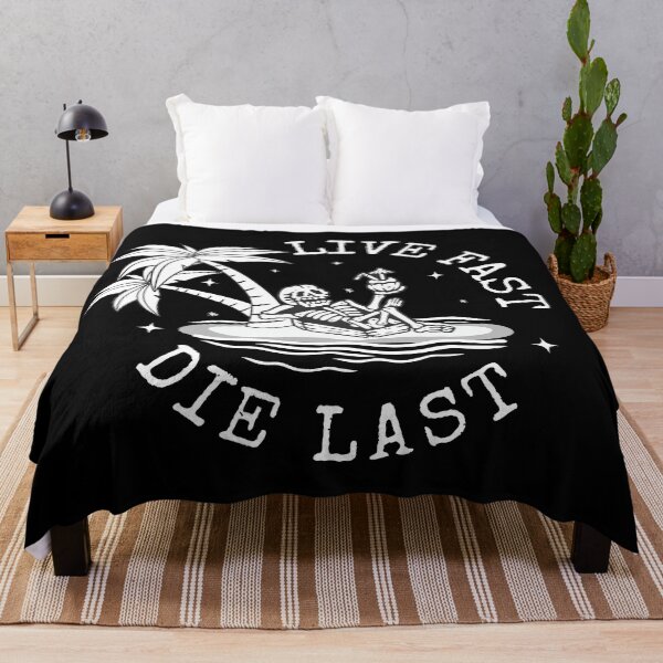 Item preview, LIVE FAST DIE LAST- Funny Chilled Skeleton  designed and sold by Elementalt.