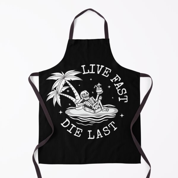 Item preview, LIVE FAST DIE LAST- Funny Chilled Skeleton designed and sold by Elementalt.