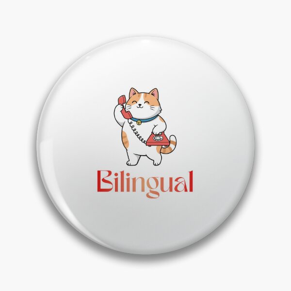 Item preview, Funny Bilingual Cat Design – Meow & Human Language designed and sold by GOTCHO1.
