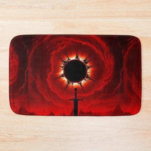 Item preview, Eternal Eclipse: The Lone Sword – Dark Fantasy Art designed and sold by ELmestka.