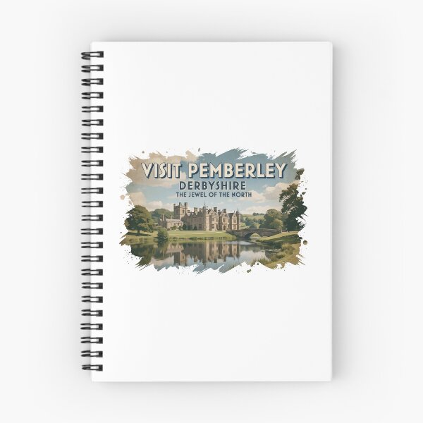 Item preview, Visit Pemberley Derbyshire Watercolor Painting Art designed and sold by Fenay Designs.