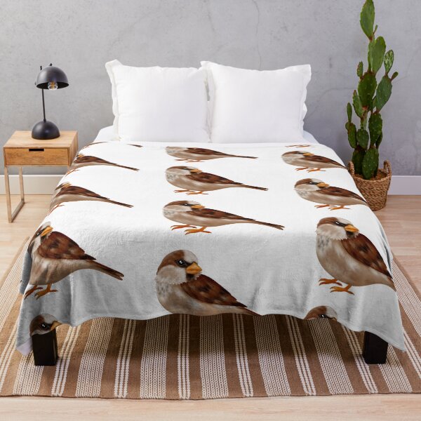 Item preview, Watercolor brown cute bird designed and sold by ArtTinulyaOk.