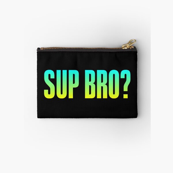 Item preview, Sup Bro? Green and Yellow  Bold designed and sold by Memes N Lore .