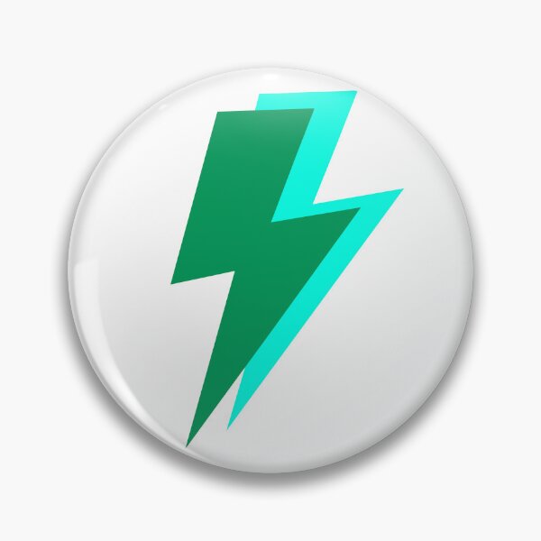 Item preview, Green and Turquoise Lightning  designed and sold by OneThreeSix.