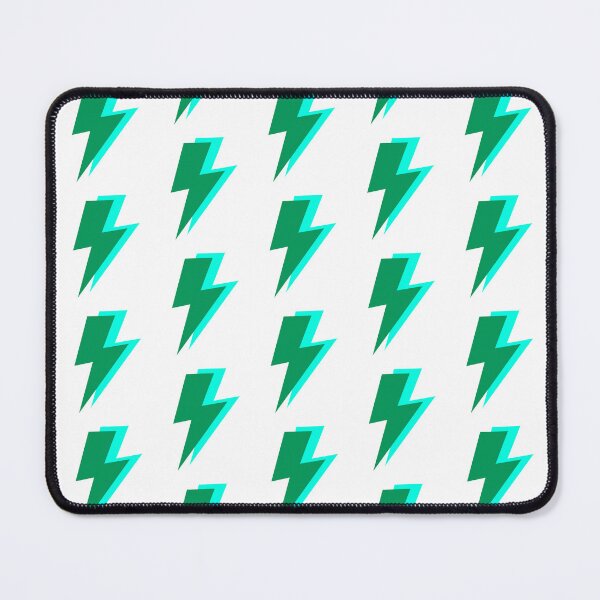 Item preview, Green and Turquoise Lightning  designed and sold by OneThreeSix.