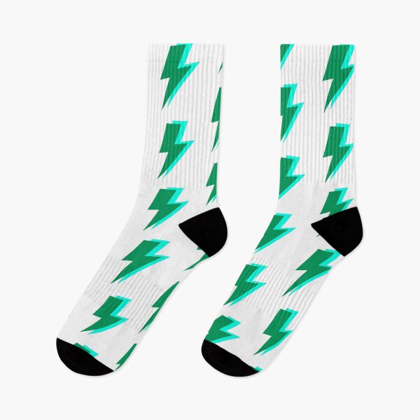 Item preview, Green and Turquoise Lightning  designed and sold by OneThreeSix.