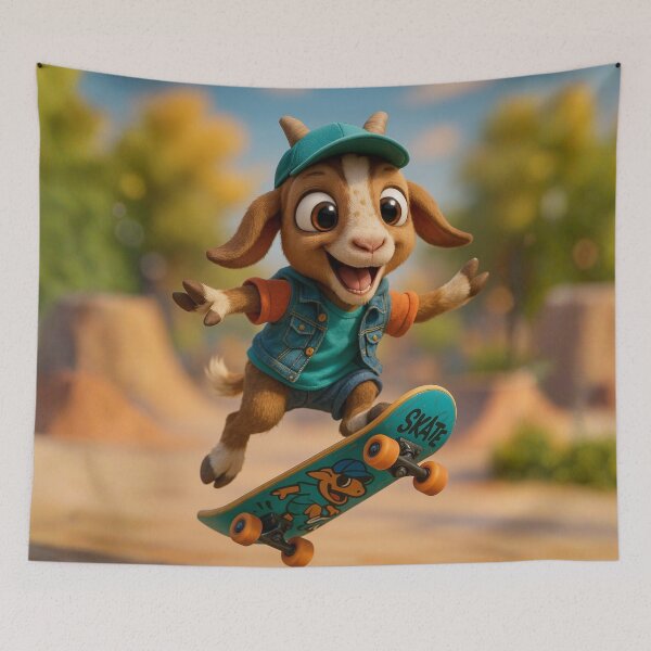 Item preview, Skater Nubian Goat designed and sold by Sillytoe.