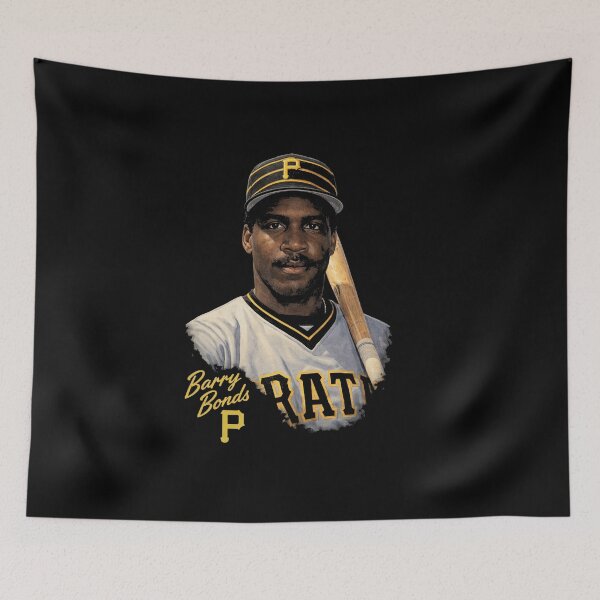 Item preview, Barry Bonds Vintage Pittsburgh Pirates Baseball Art designed and sold by TheArtOfCar.