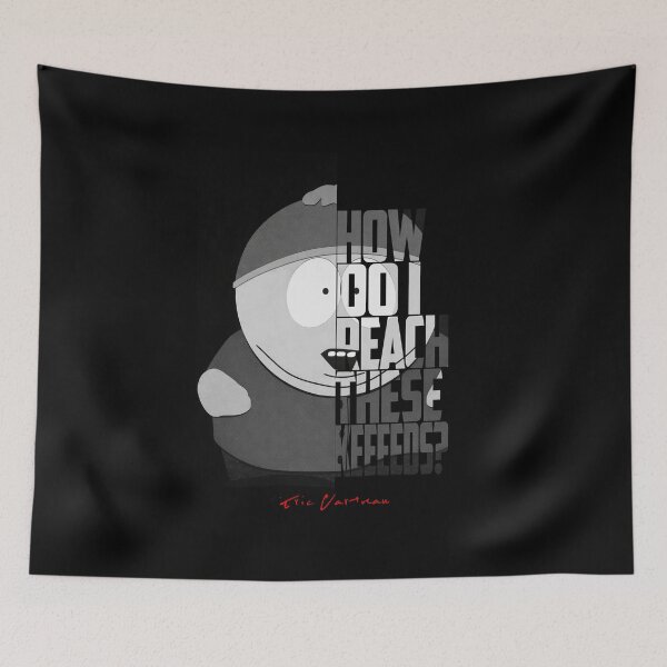 Item preview, Eric Cartman Black and White Quote Portrait Poster | South Park Fan Art Wall Decor designed and sold by Enea Kelo.