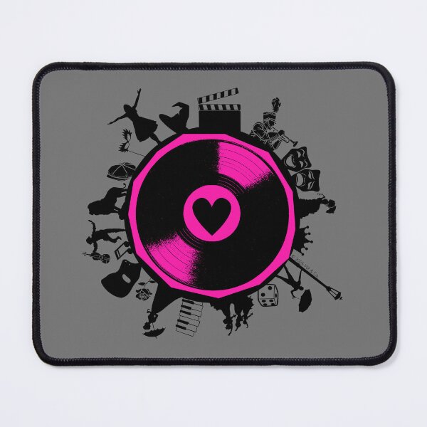 Item preview, I Heart Musicals Retro Broadway Edition - Hot Pink designed and sold by Flit & Co..