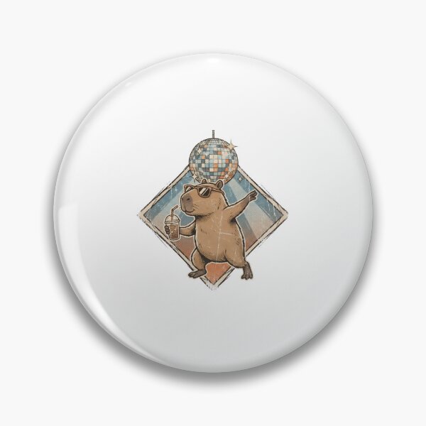 Item preview, Dabbing Capybara Disco Party Funny Drinking Animal designed and sold by Fenay Designs.