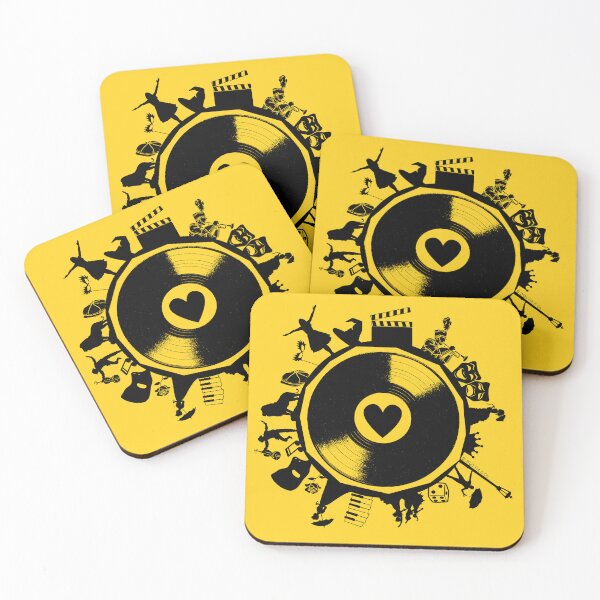 Item preview, I Heart Musicals Retro Broadway Edition - Yellow designed and sold by Flit & Co..