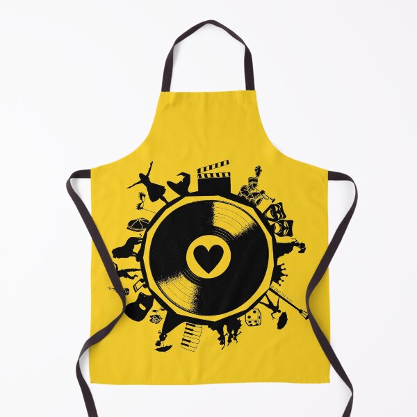 Item preview, I Heart Musicals Retro Broadway Edition - Yellow designed and sold by Flit & Co..