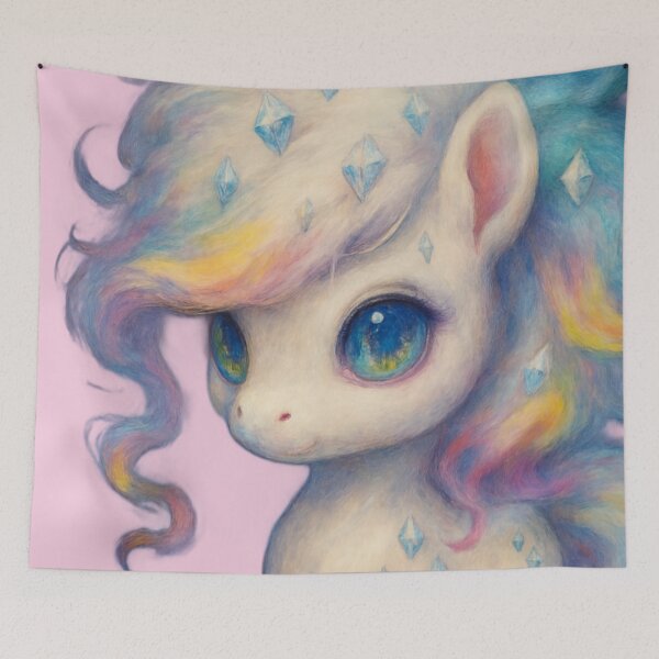 Item preview, Sweet Chibi Cotton Horse designed and sold by Ecosetereos.