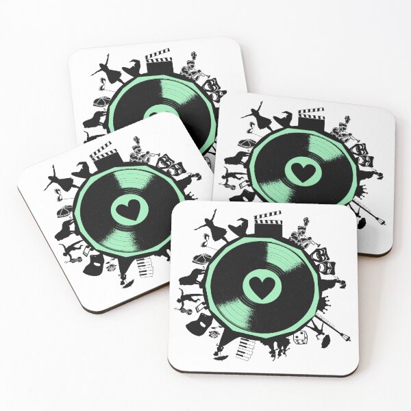 Item preview, I Heart Musicals Retro Broadway Edition - Black/Mint designed and sold by Flit & Co..