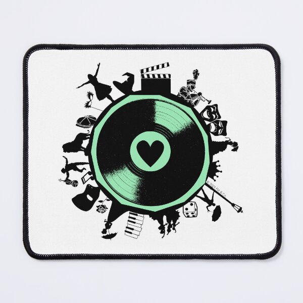 Item preview, I Heart Musicals Retro Broadway Edition - Black/Mint designed and sold by Flit & Co..