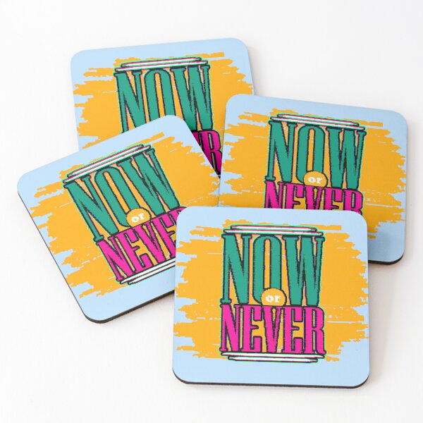 Item preview, Now or Never – Motivational Design for Determined and Courageous People designed and sold by AstronautMerch.