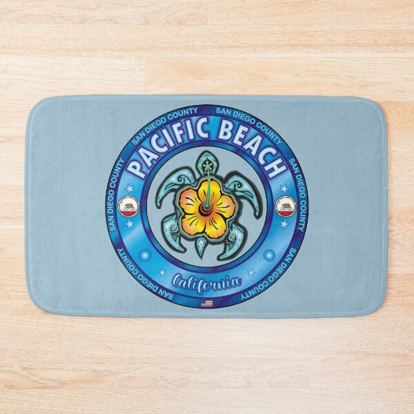 Item preview, Pacific Beach San Diego California sea turtle hibiscus designed and sold by studioss76.