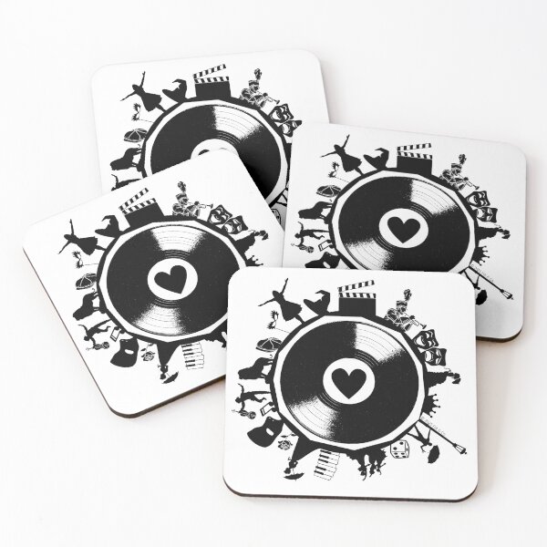 Item preview, I Heart Musicals Retro Broadway Edition - Black/White designed and sold by Flit & Co..