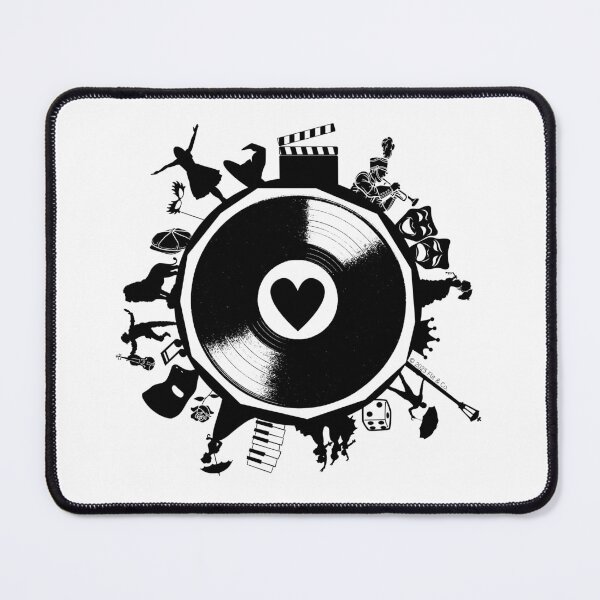 Item preview, I Heart Musicals Retro Broadway Edition - Black/White designed and sold by Flit & Co..