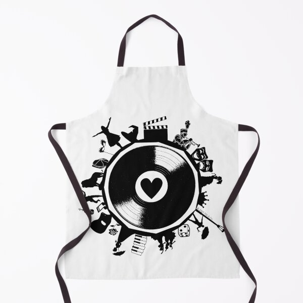 Item preview, I Heart Musicals Retro Broadway Edition - Black/White designed and sold by Flit & Co..