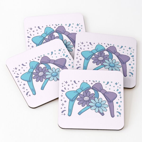 Item preview, Kawaii Blue / Purple Flower and Hair Accessories  designed and sold by CowlyCryptik.