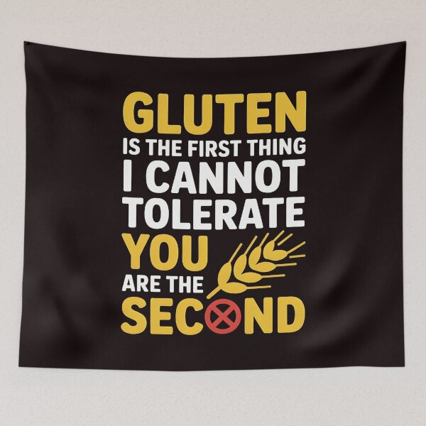Item preview, Gluten Is the First Thing I Cannot Tolerate – Funny Book Lover Quote designed and sold by Redgiant87x.