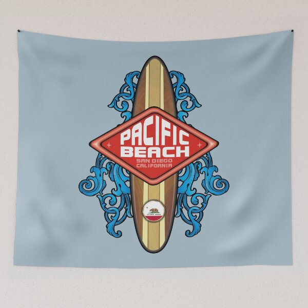 Item preview, Pacific Beach California vintage surfboard designed and sold by studioss76.