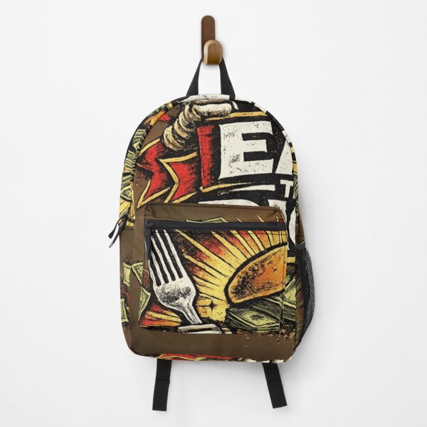 Item preview, Eat the Rich – Anti-Corporate Protest Illustration Design designed and sold by SolidarityHQ.