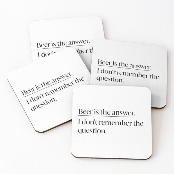 Item preview, Beer is the answer Graphic Tee designed and sold by designdripwear.