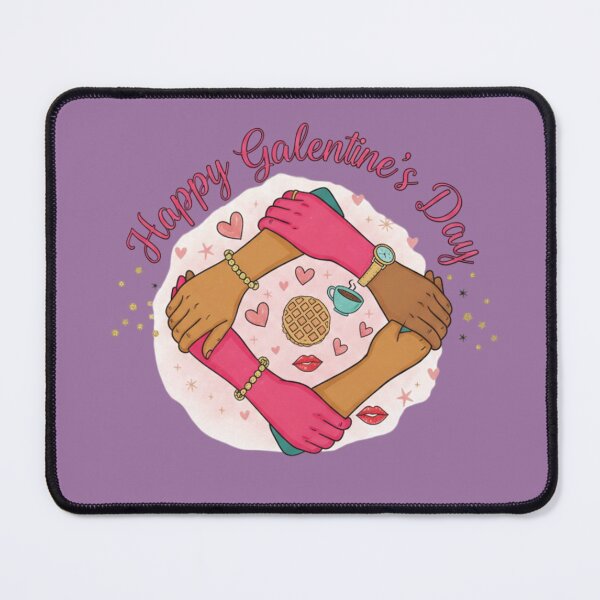 Item preview, Galentine's Day Sisterhood Circle – Best Friends, Waffles, and Love Mosaic designed and sold by InkWeaveShop.