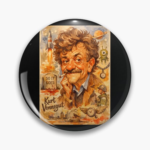 Item preview, Kurt Vonnegut designed and sold by Sarcastic designs.