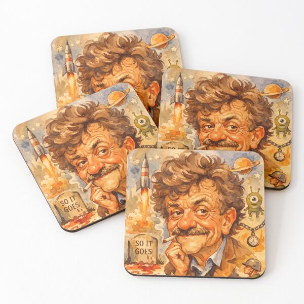 Item preview, Kurt Vonnegut designed and sold by Sarcastic designs.