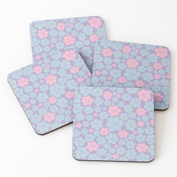 Item preview, Flower Pattern in Blue, Lilac, and Pink designed and sold by LAEC-Shop.