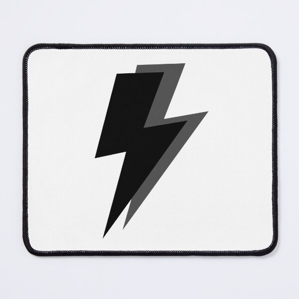 Item preview, Black and Grey Lightning Bolts designed and sold by OneThreeSix.