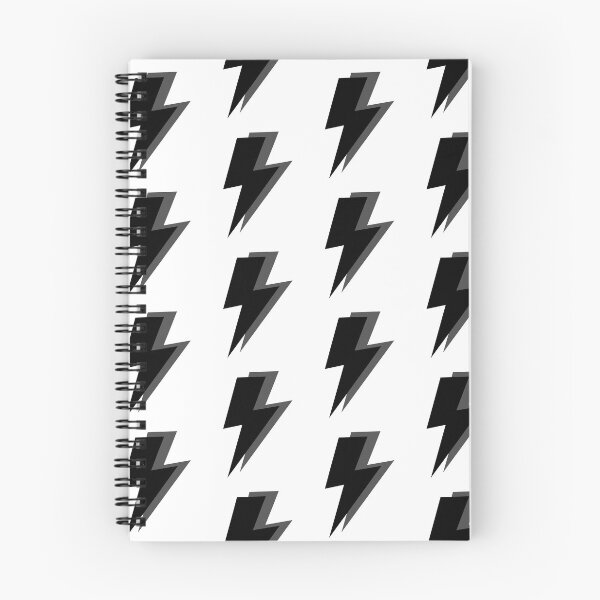Item preview, Black and Grey Lightning Bolts designed and sold by OneThreeSix.