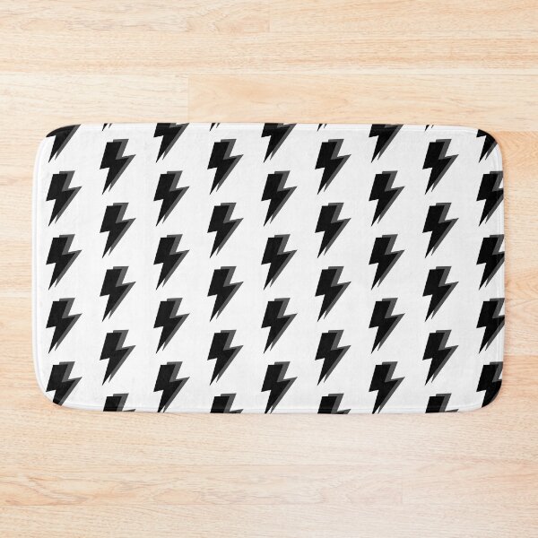Item preview, Black and Grey Lightning Bolts designed and sold by OneThreeSix.