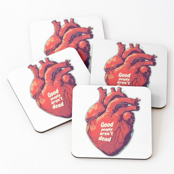 Item preview, Good people aren't dead heart sticker designed and sold by MendaciousMina.