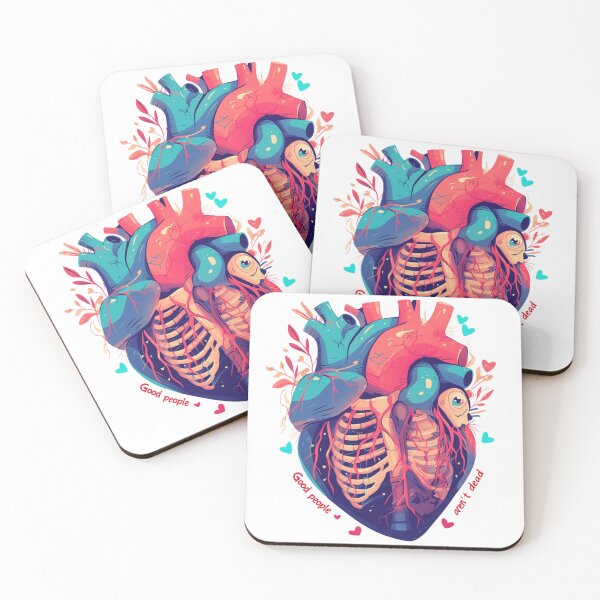 Item preview, Good people aren't dead heart sticker designed and sold by MendaciousMina.