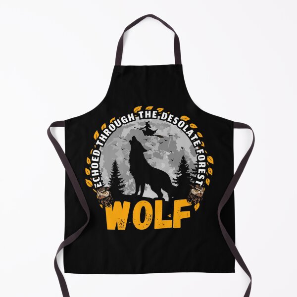 Item preview, Echoed Through the Desolate Forest Wolf T-Shirt – Howling Wolf Nature Graphic Tee designed and sold by Ahmed-Fawzy10.