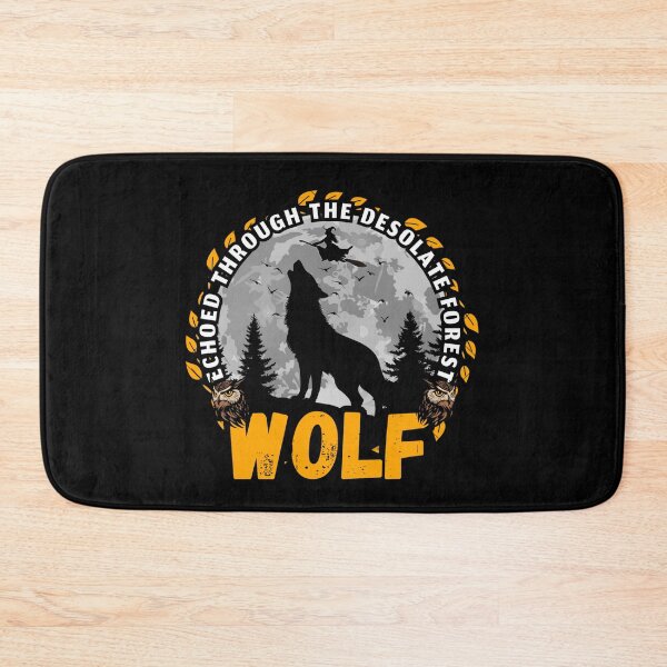 Item preview, Echoed Through the Desolate Forest Wolf T-Shirt – Howling Wolf Nature Graphic Tee designed and sold by Ahmed-Fawzy10.