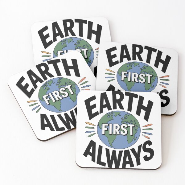 Item preview, Earth First Always | Retro Eco-Friendly Activism designed and sold by proearth2022.