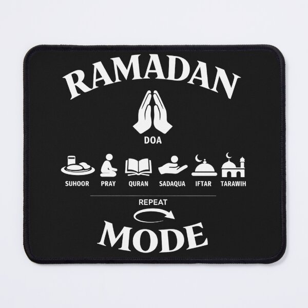 Item preview, Ramadan Minimalist Typography Design, Islamic Praying Hands, Suhoor Quran Iftar Taraweeh, Repeat Mode Graphic Tee PNG designed and sold by Trendymindvibes.
