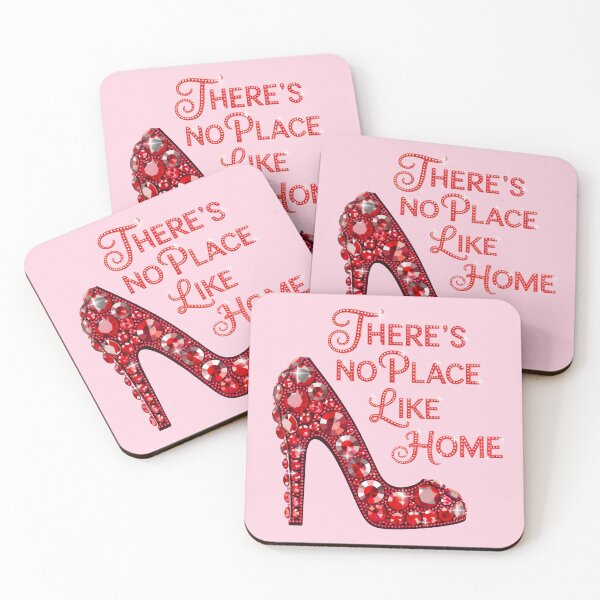 Item preview, There’s No Place Like Home – Ruby Red Rhinestone Heels Glam Quote designed and sold by Cristina Galerina.
